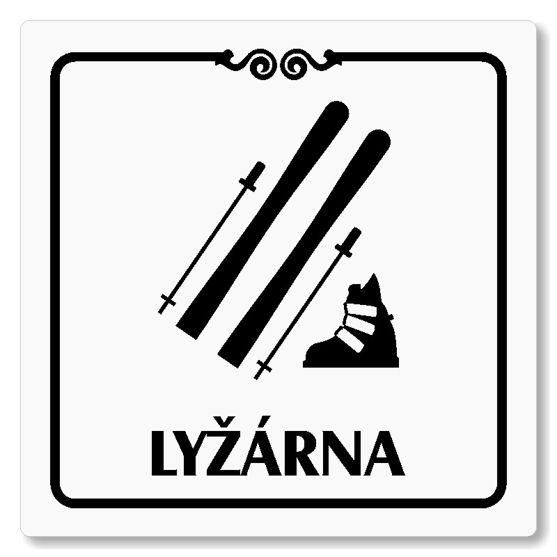 Lyžárna, 100x100mm, bílá, Texas